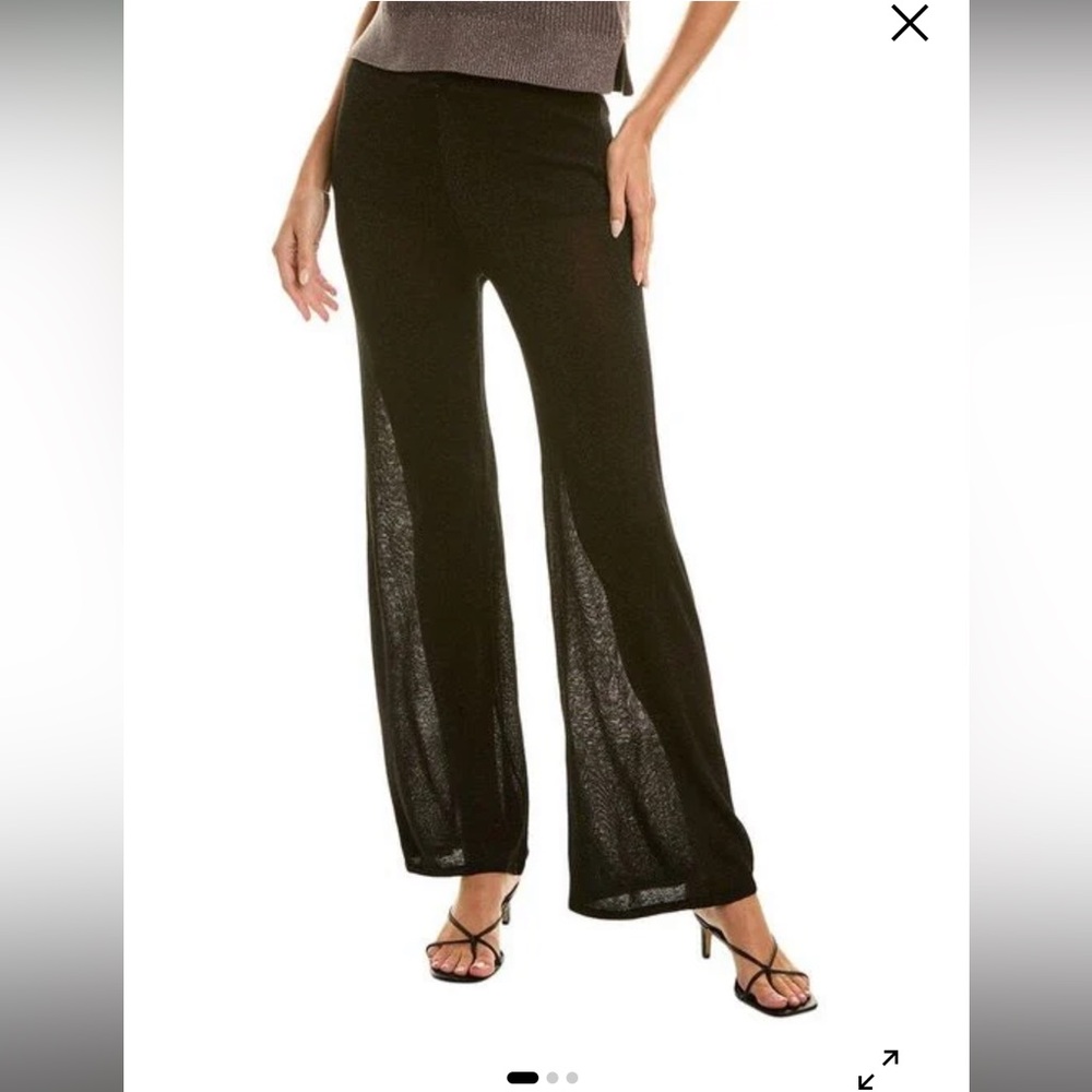 Perfect holiday pants- 525 Clover: Metallic Wide Leg Pants